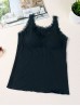 Lace Tank Top W/ Padded Chest Support Lace Tank Top W/ Padded Chest Support